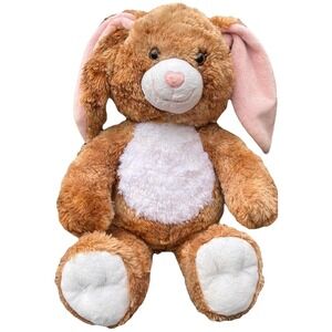 Build-A-Bear Retired Cinnamon Swirl Bunny Easter BAB Rabbit Floppy Ears plush 18
